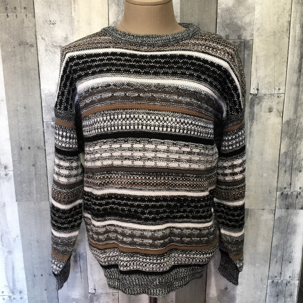 Zeppelin Vintage Mens Crew Neck Pullover Sweater